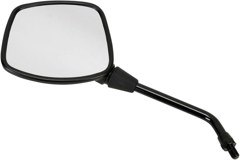 Emgo Mirror - Side View - Rectangle - Black - Left - Side View