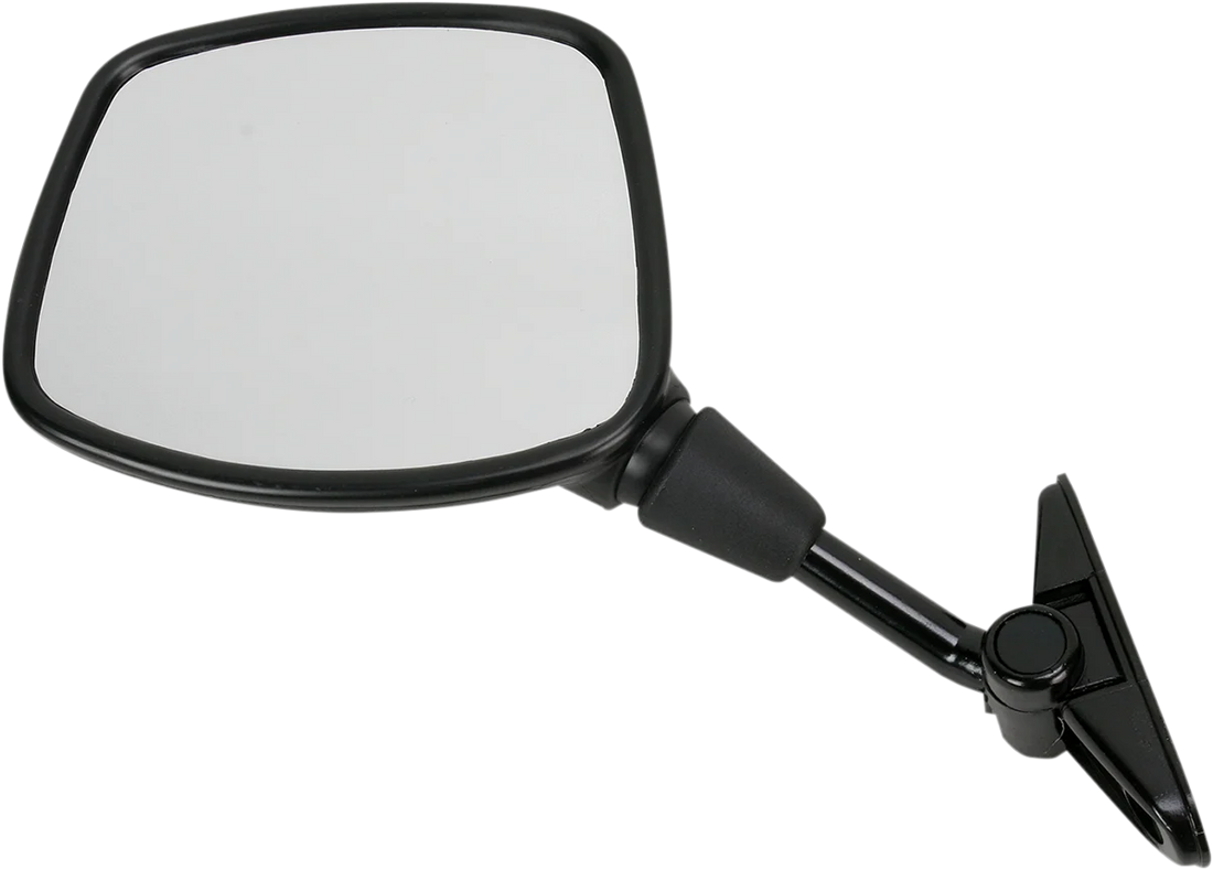 Emgo Mirror - Side View - Rectangle - Black - Left - Side View