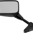 Load image into Gallery viewer, Emgo Mirror - Side View - Rectangle - Black - Left - Main Product View