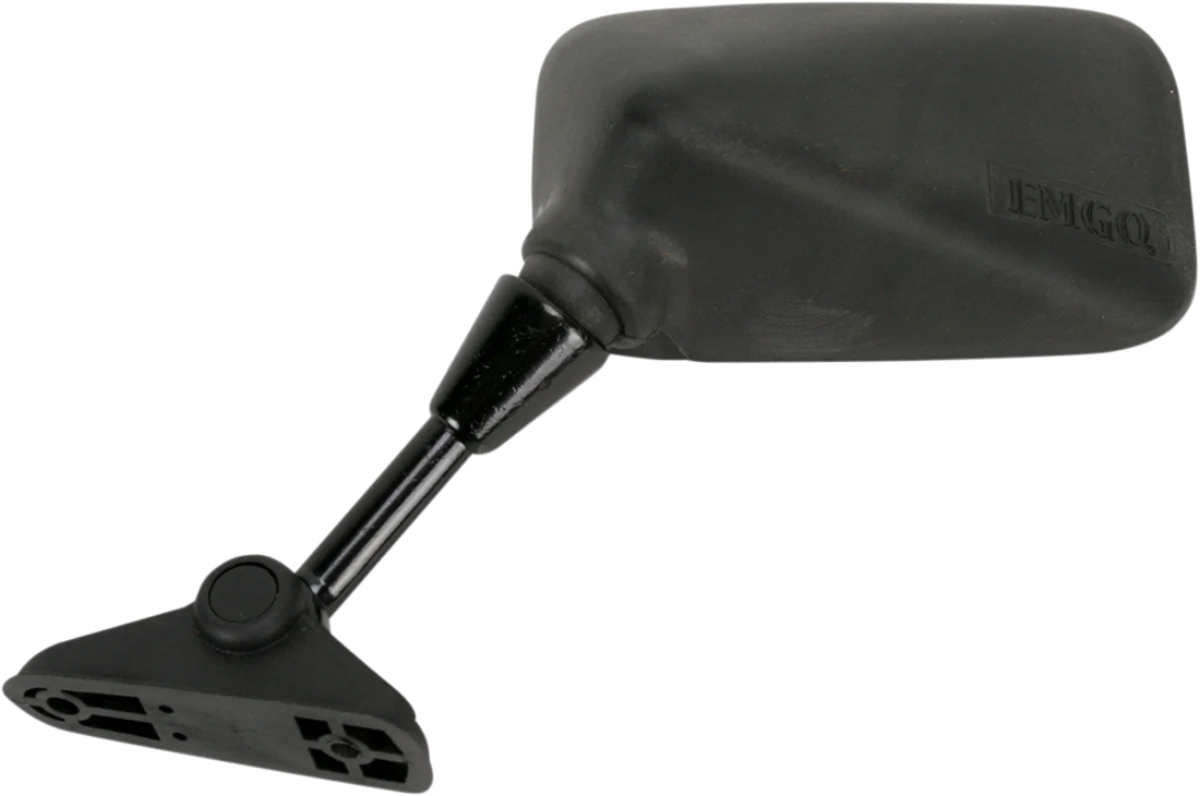 Emgo Mirror - Side View - Rectangle - Black - Left - Side View