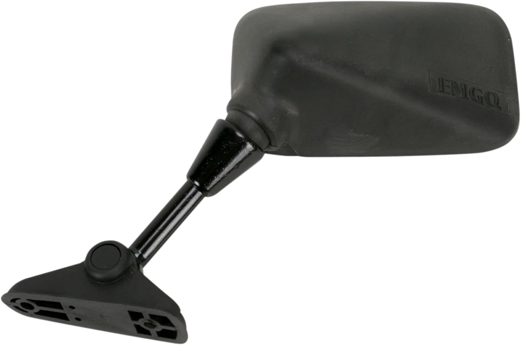 Emgo Mirror - Side View - Rectangle - Black - Left - Side View