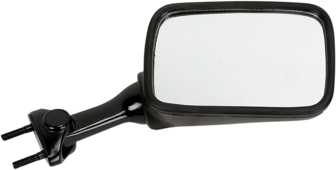 Emgo Mirror - Side View - Rectangle - Black - Left - Side View
