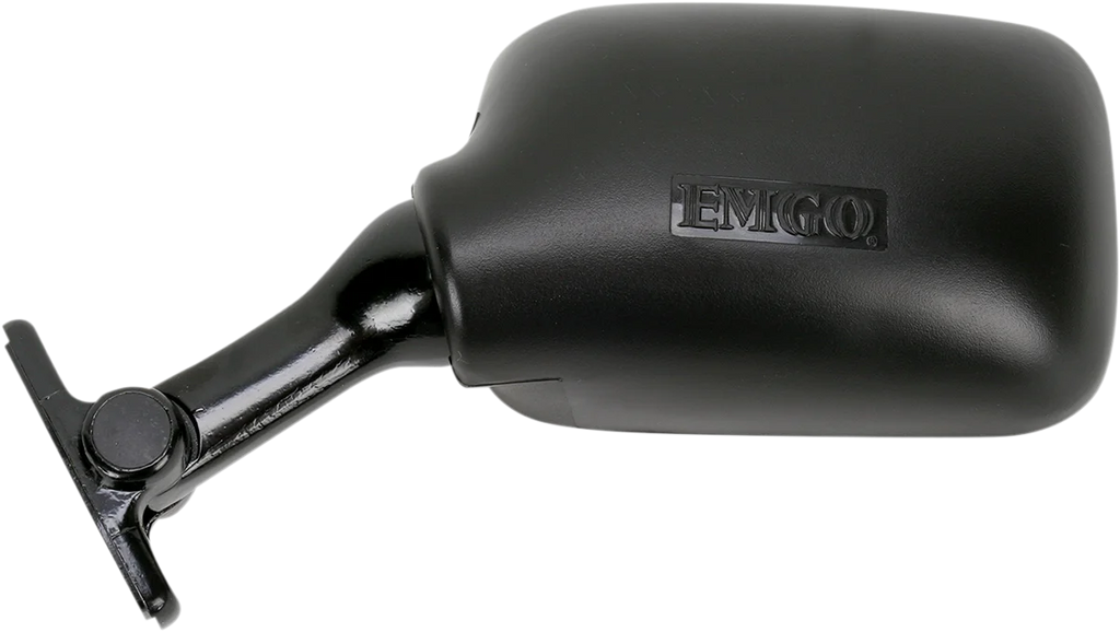 Emgo Mirror - Side View - Rectangle - Black - Left - Side View