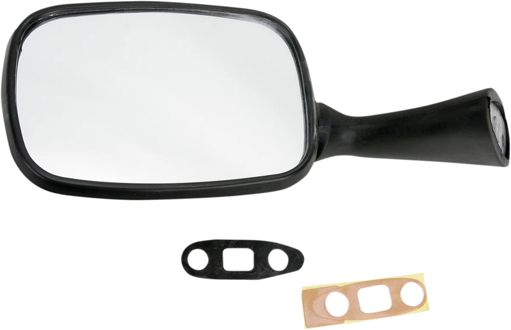 Emgo Mirror - Side View - Rectangle - Black - Left - Main Product View