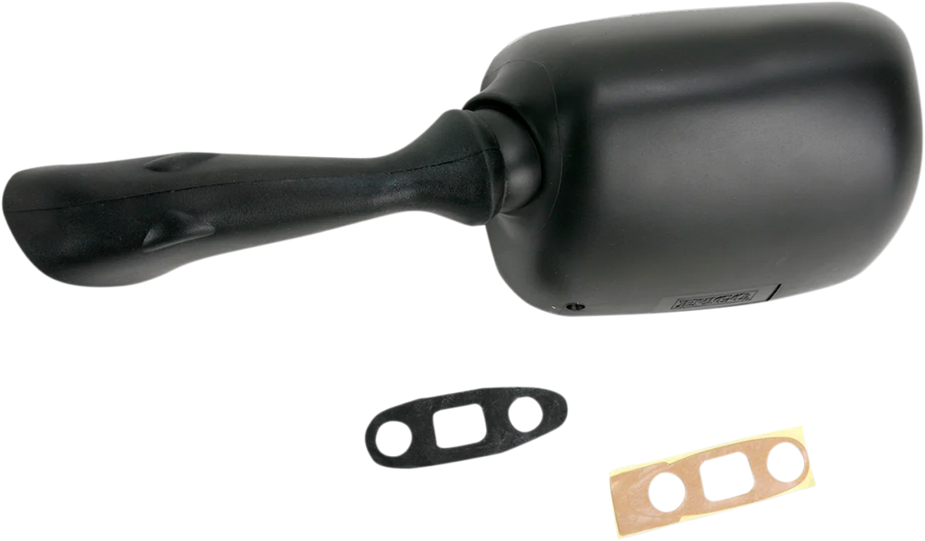 Emgo Mirror - Side View - Rectangle - Black - Left - Side View