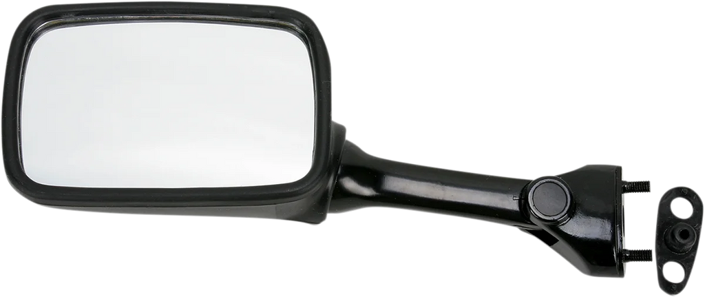 Emgo Mirror - Side View - Rectangle - Black - Left - Side View