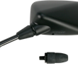 Load image into Gallery viewer, Emgo Mirror - Side View - Rectangle - Black - Left 20-43022 - Main Product View