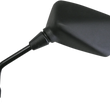 Load image into Gallery viewer, Emgo Mirror - Side View - Rectangle - Black - Left 20-43122 - Main Product View