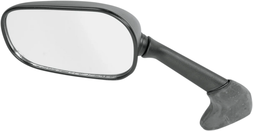 Emgo Mirror - Side View - Rectangle - Black - Left 20-80552 - Back View