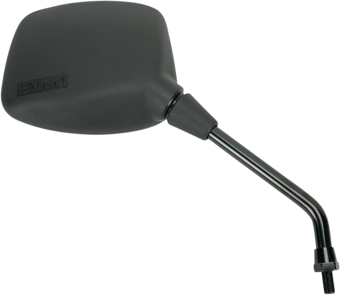 Emgo Mirror - Side View - Rectangle - Black - Right - Side View