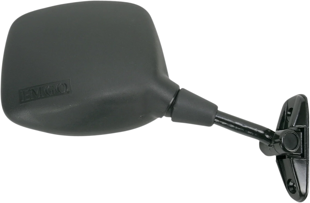 Emgo Mirror - Side View - Rectangle - Black - Right - Side View
