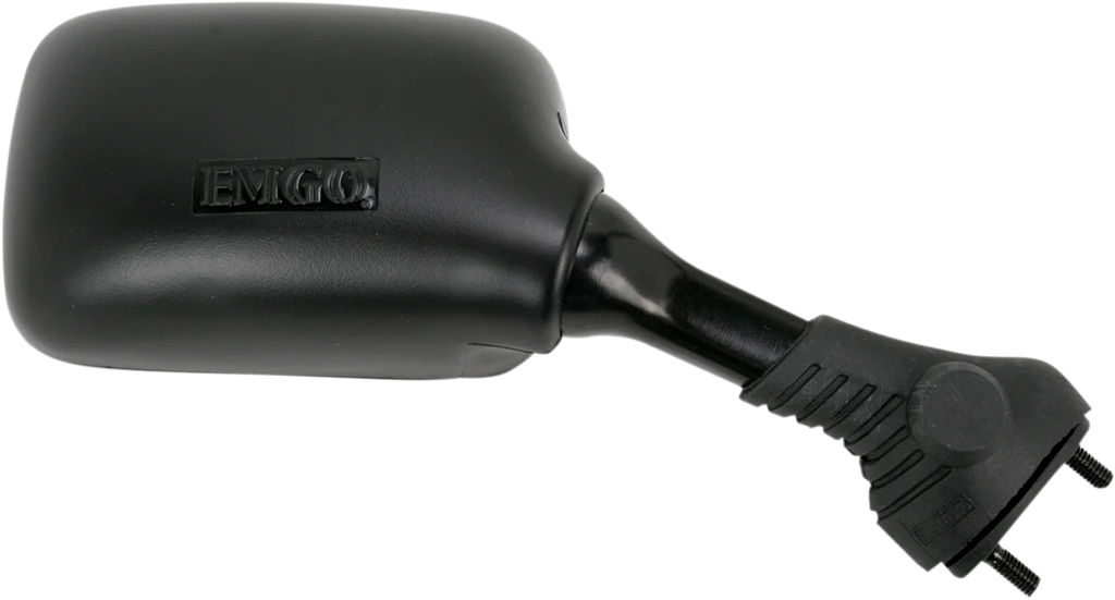 Emgo Mirror - Side View - Rectangle - Black - Right - Side View