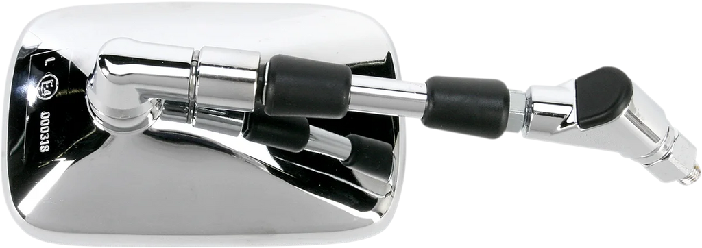 Emgo Mirror - Side View - Rectangle - Chrome - Left 20-55222 - Side View