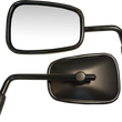 Load image into Gallery viewer, Emgo Mirror - Side View - Rectangular - Black - Left 20-29742 - Main Product View
