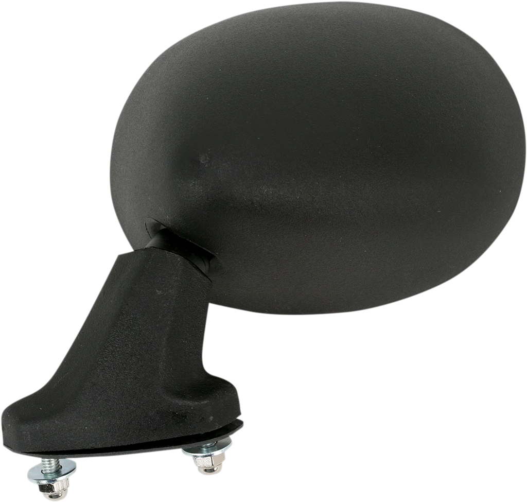 Emgo Mirror - Side View - Round - Black - Left - Main Product View