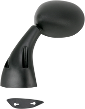Load image into Gallery viewer, Emgo Mirror - Side View - Round - Black - Left - Side View