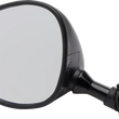 Load image into Gallery viewer, Emgo Mirror - Side View - Round - Black - Left - Main Product View