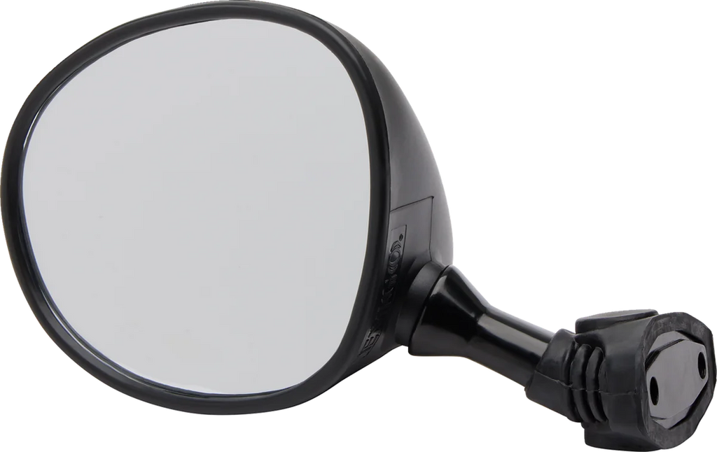 Emgo Mirror - Side View - Round - Black - Left - Main Product View