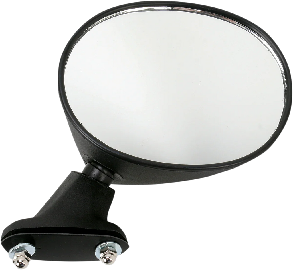 Emgo Mirror - Side View - Round - Black - Right - Main Product View
