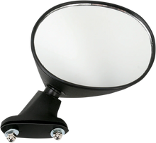 Load image into Gallery viewer, Emgo Mirror - Side View - Round - Black - Right - Main Product View