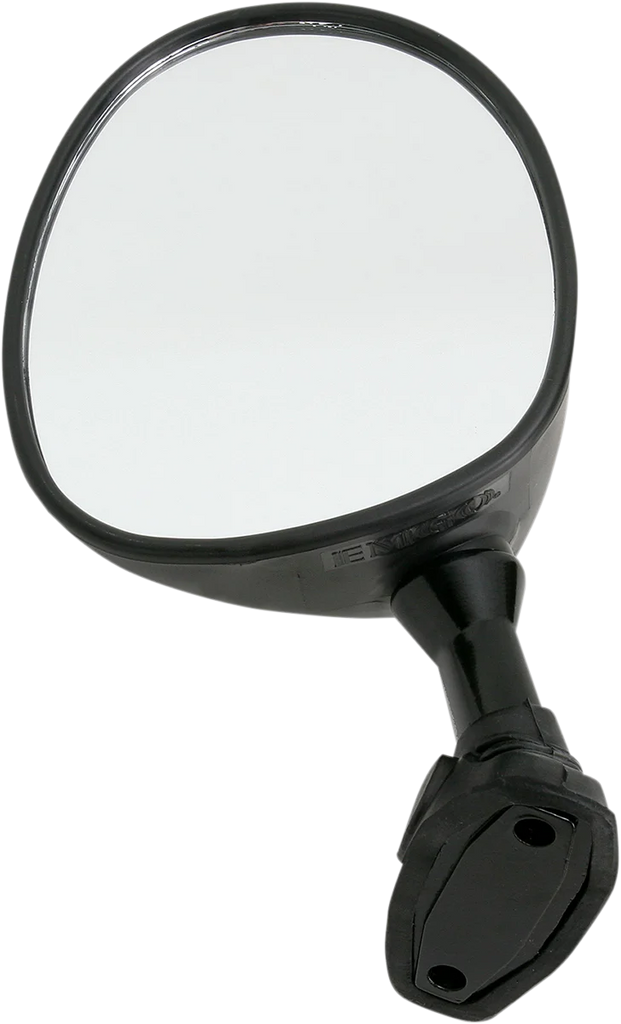 Emgo Mirror - Side View - Round - Black - Right - Main Product View