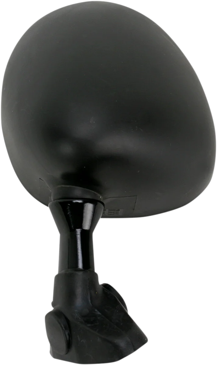 Emgo Mirror - Side View - Round - Black - Right - Side View