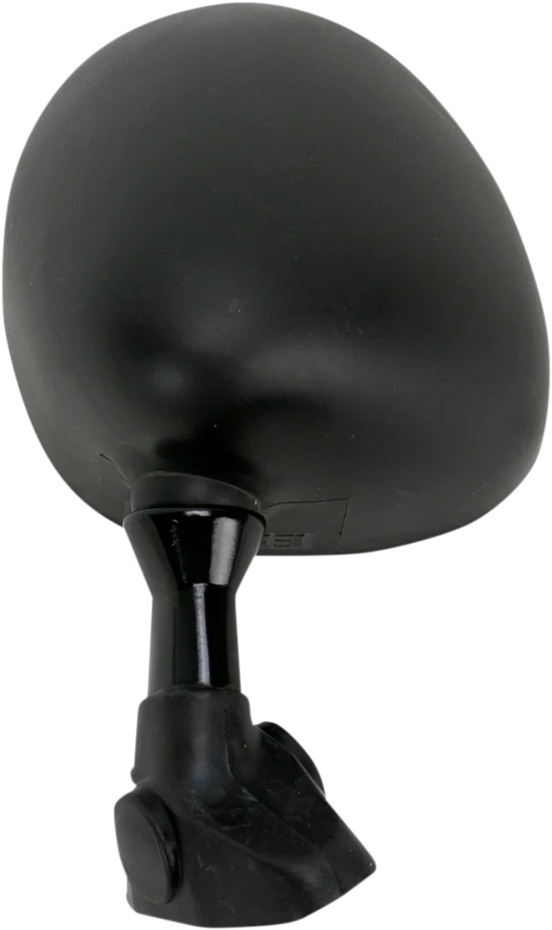 Emgo Mirror - Side View - Round - Black - Right - Side View