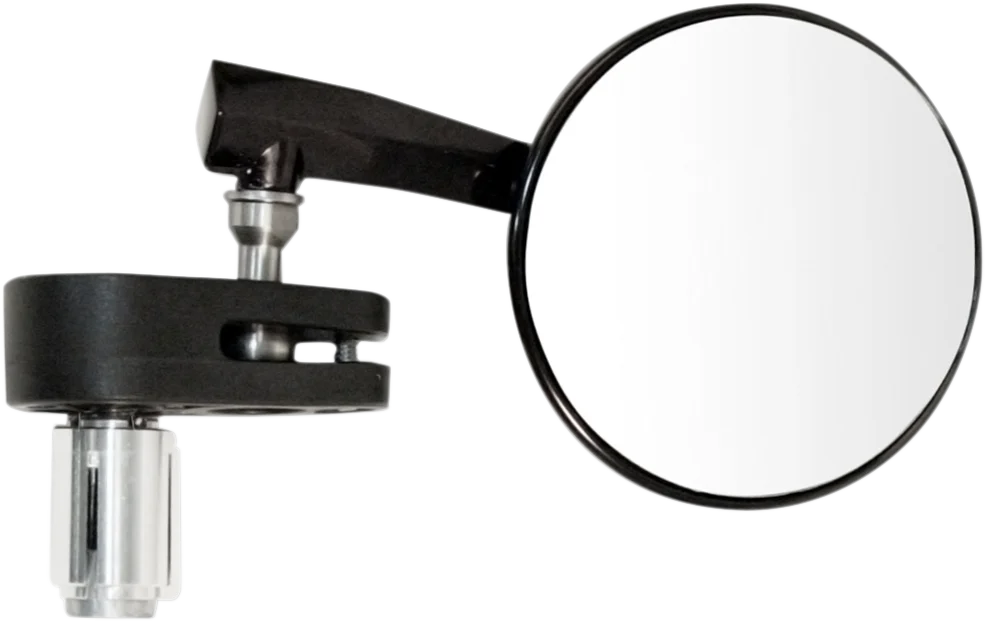 Emgo Mirror - Side View - Round - Black - Right 20-34041