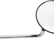 Load image into Gallery viewer, Emgo Mirror - Side View - Round - Black w/Chrome Stem - Right - Main Product View
