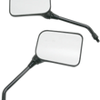 Load image into Gallery viewer, Emgo Mirror - Side View - Universal - Rectangle - Black - Side View