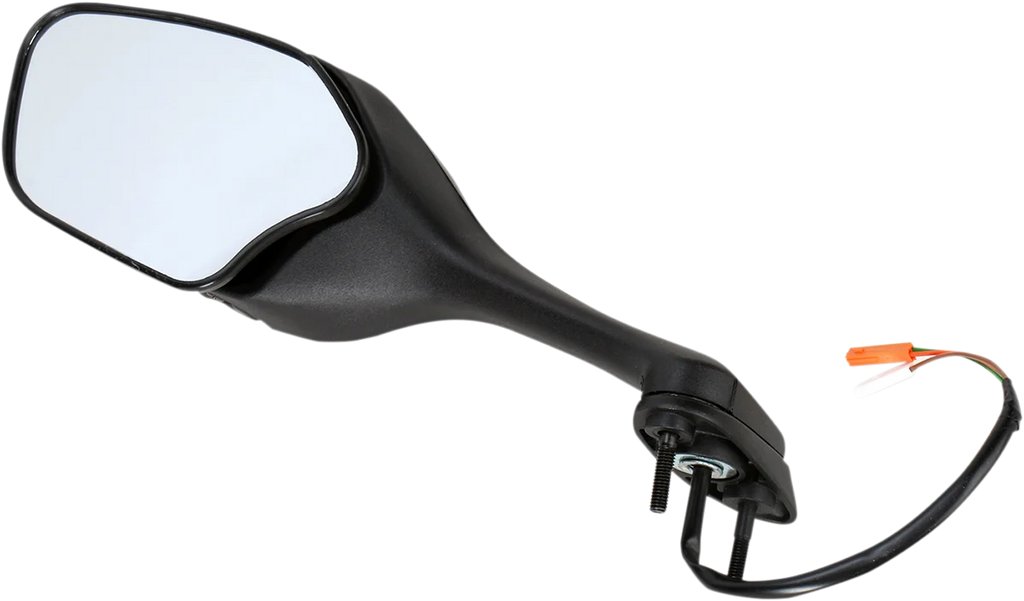 Emgo Mirror - Side View w/Integrated Lighting - Polygon - Black - Left 20-35262 - Side View