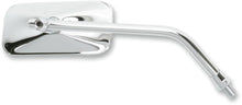 Load image into Gallery viewer, Emgo Mirror - Stamped - Chopper - Side View - Rectangle - M10 x 1.25 (Left Hand) - Chrome - Right - Main Product View