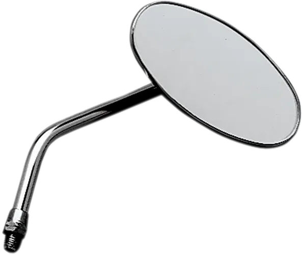 Emgo Mirror - Stamped - Plain - Side View - Rectangle - M10 x 1.25 - Chrome - Left/Right - Side View