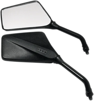 Emgo Mirror - Trimline - Side View - Rectangle - M10 x 1.25 - Black - Main Product View