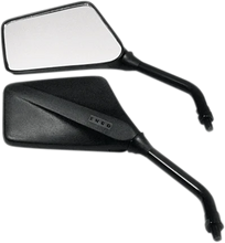 Load image into Gallery viewer, Emgo Mirror - Trimline - Side View - Rectangle - M10 x 1.25 - Black - Main Product View