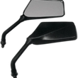 Load image into Gallery viewer, Emgo Mirror - Trimline - Side View - Rectangle - M10 x 1.25 (Left Hand) - Black - Main Product View