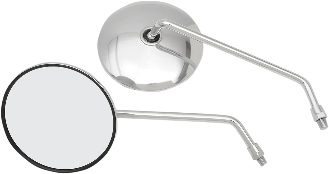 Emgo Mirrors - Classic - Universal - Side View - Round - Chrome - Left/Right 20-37414 - Side View