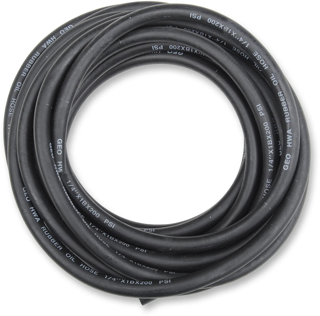 Emgo Oil/Fuel Line - Black - 5/16" x 25' 14-03721