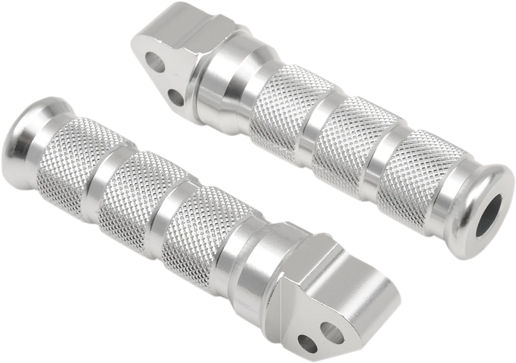 Emgo Rear Footpegs - Silver fits Suzuki - Main Product View