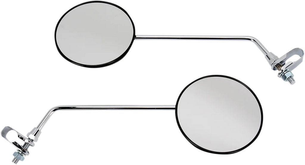 Emgo Round Mirror - Side View