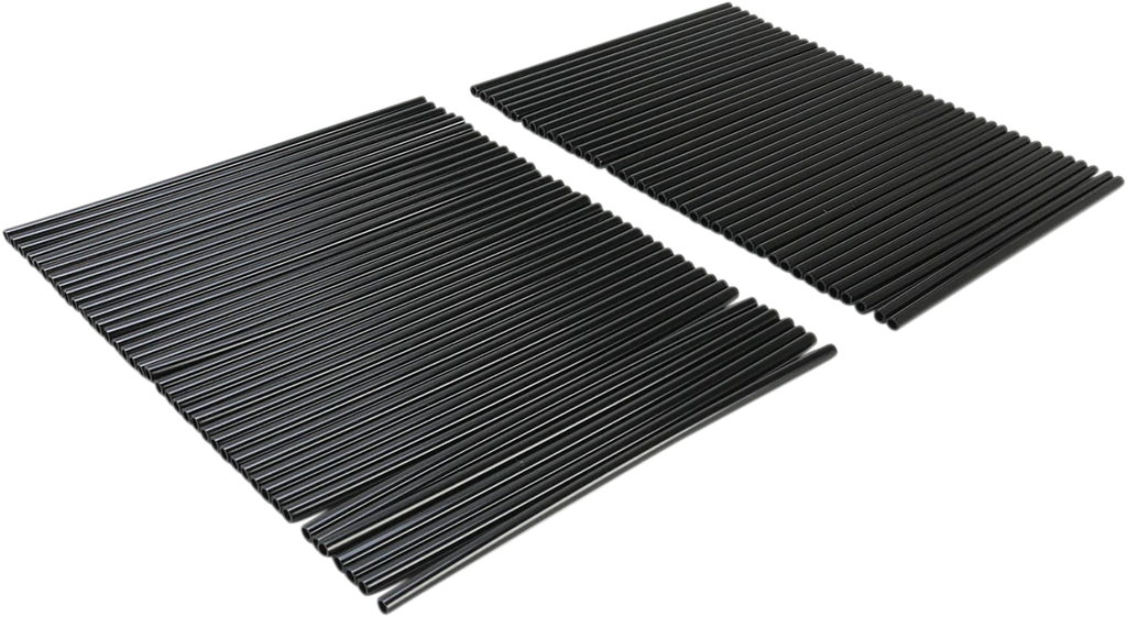 Emgo Spoke Covers - Black - 80 Pack 16-26092 - Back View