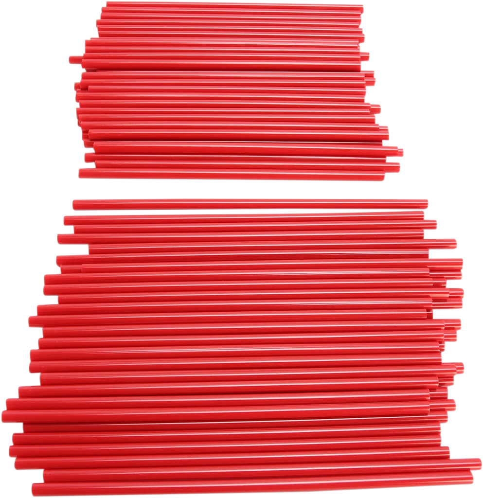 Emgo Spoke Covers - Red - 80 Pack 16-26098 - Main Product View