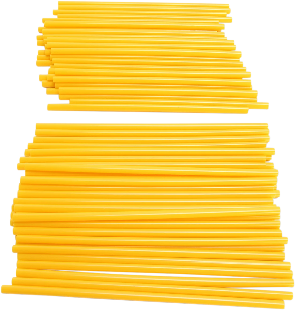 Emgo Spoke Covers - Yellow - 80 Pack 16-26097 - Main Product View