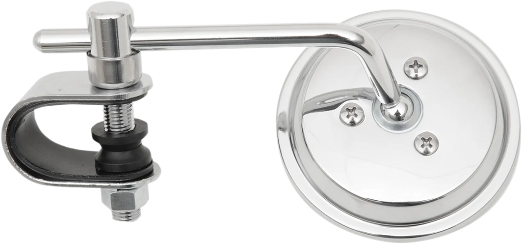 Emgo Stamped Mirror - 4" - Chrome 20-06814 - Side View