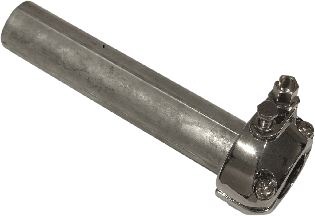 Emgo Throttle - Dual Cable - 7/8" - Chrome 44-29474 - Side View
