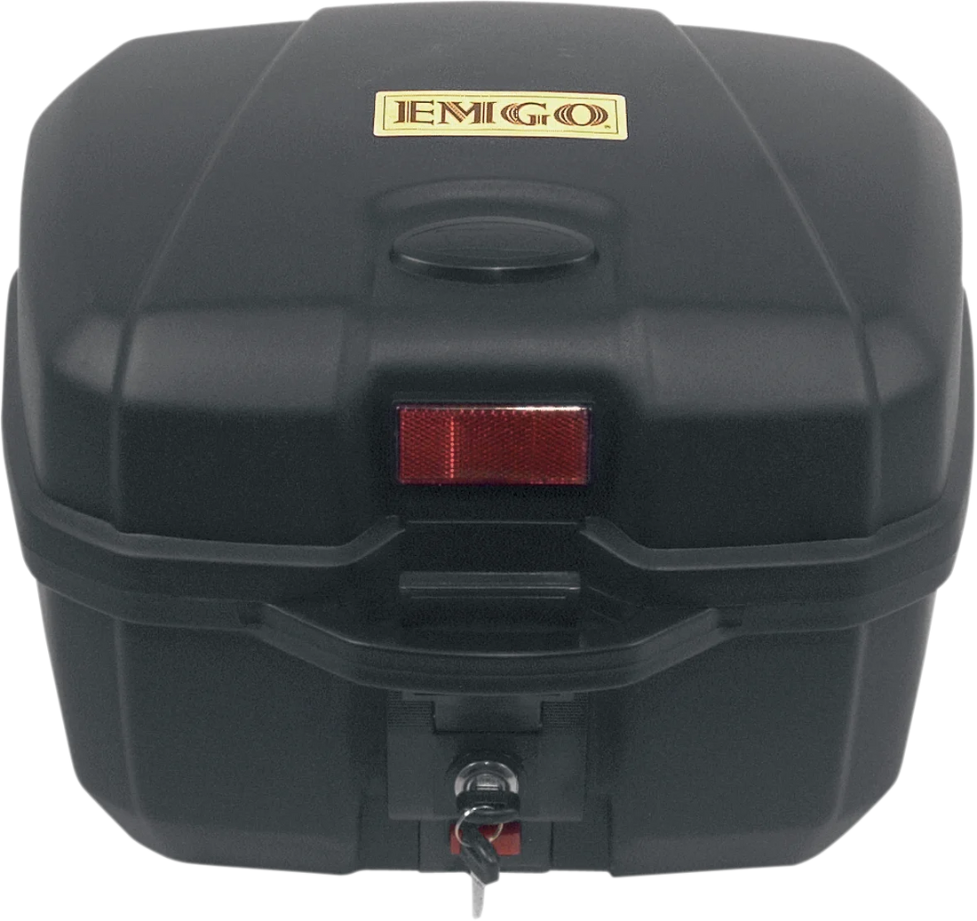 Emgo Travel Trunk - Black 72-32440 - Side View