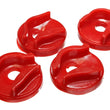 Load image into Gallery viewer, Energy Suspension 00-01 Nissan Sentra/200SX Red Motor Mount Insert Set (w/ 2.0L engine manual trans - Side View