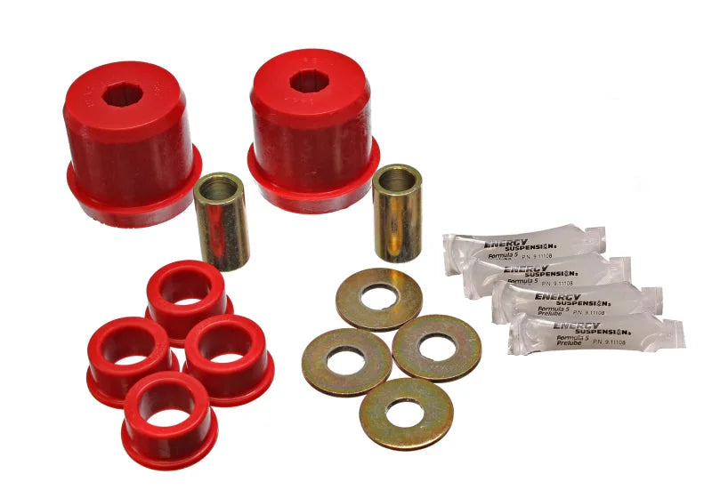 Energy Suspension 00-03 Nissan Maxima Red Front Control Arm Bushing Set - Main Product View