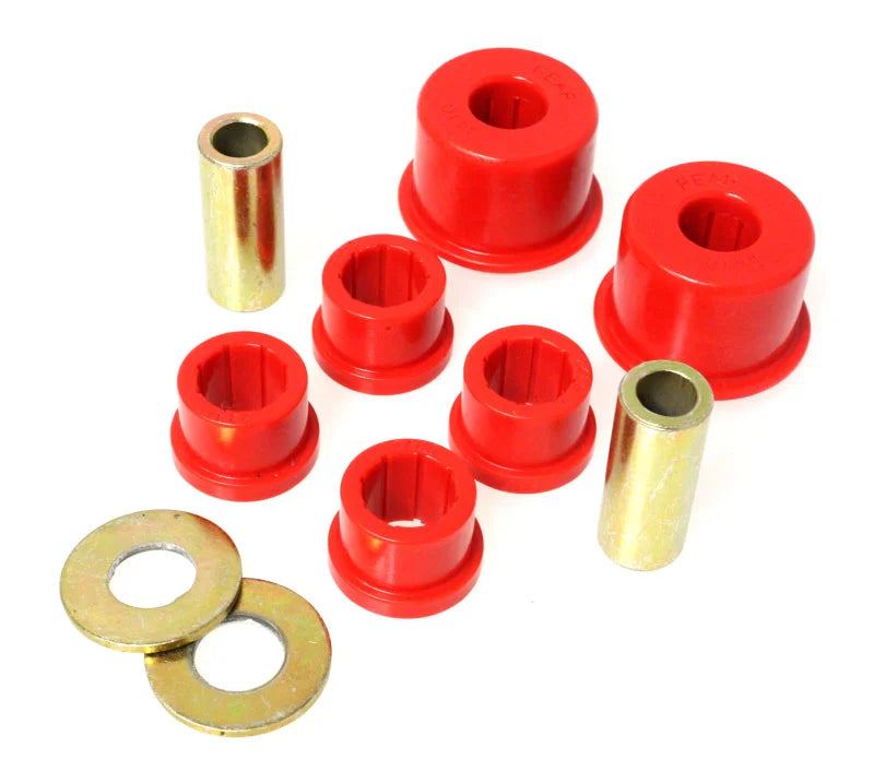 Energy Suspension 00-03 Nissan Sentra/200SX Red Front Control Arm Bushing Set - Main Product View