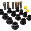 Load image into Gallery viewer, Energy Suspension 00-04 Ford Excursion 4WD / 99-04 F250/F350 4WD Black Front Leaf Spring Bushing Set - Main Product View